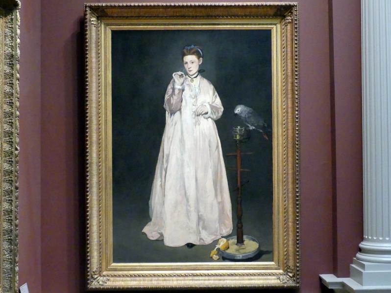 Édouard Manet (1855–1882), Junge Dame aus dem Jahr 1866, New York, Metropolitan Museum of Art (Met), Saal 810, 1866