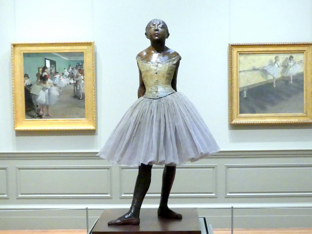 Edgar Degas (1855&ndash;1909), Kleine vierzehnjährige Tänzerin, New York, Metropolitan Museum of Art (Met), Saal 815, um 1880