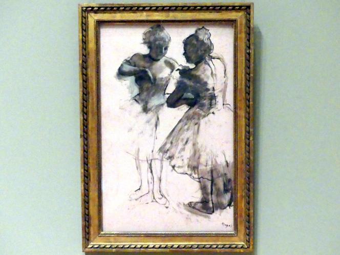 Edgar Degas (1855–1909), Zwei Tänzerinnen, New York, Metropolitan Museum of Art (Met), Saal 816, 1873