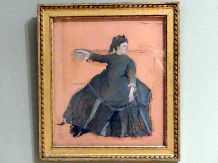 Edgar Degas (1855&ndash;1909), Frau auf einem Sofa, New York, Metropolitan Museum of Art (Met), Saal 816, 1875