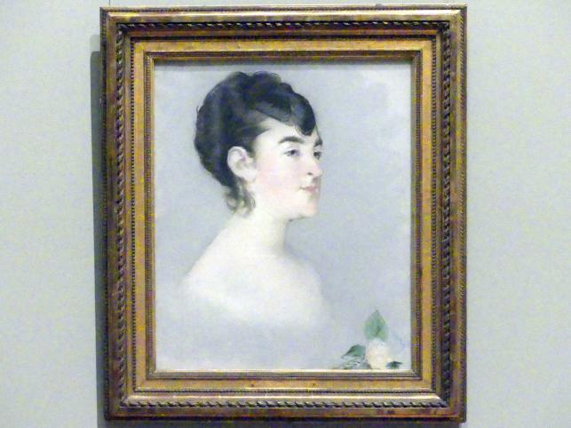 Édouard Manet (1855&ndash;1882), Mademoiselle Isabelle Lemonnier (1857-1926), New York, Metropolitan Museum of Art (Met), Saal 817, 1879&ndash;1882