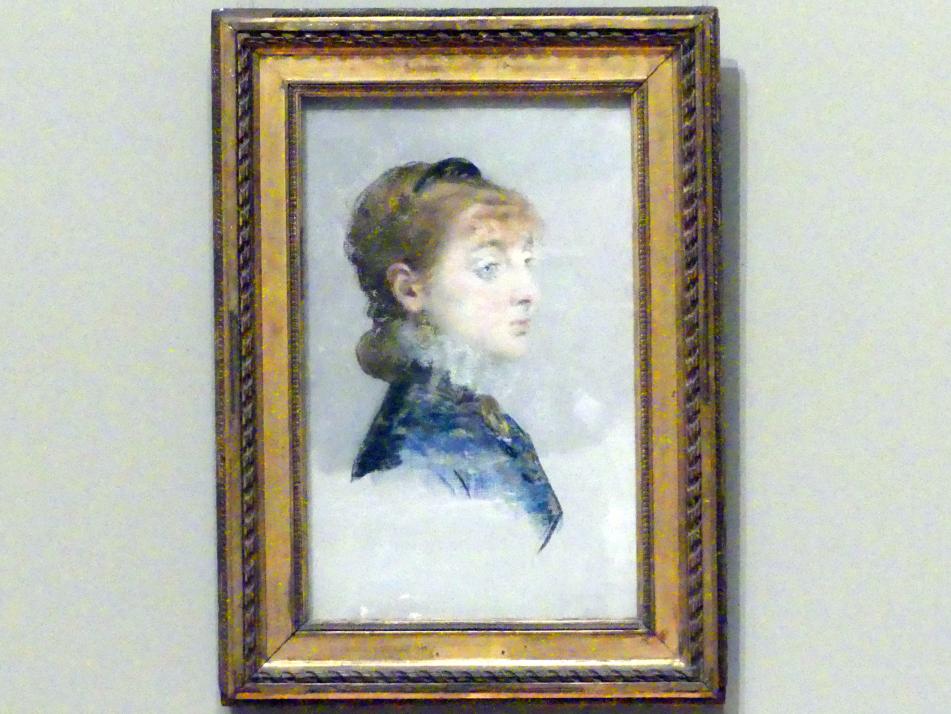 Édouard Manet (1855–1882), Mademoiselle Lucie Delabigne (1859-1910), genannt Valtesse de la Bigne, New York, Metropolitan Museum of Art (Met), Saal 817, 1879