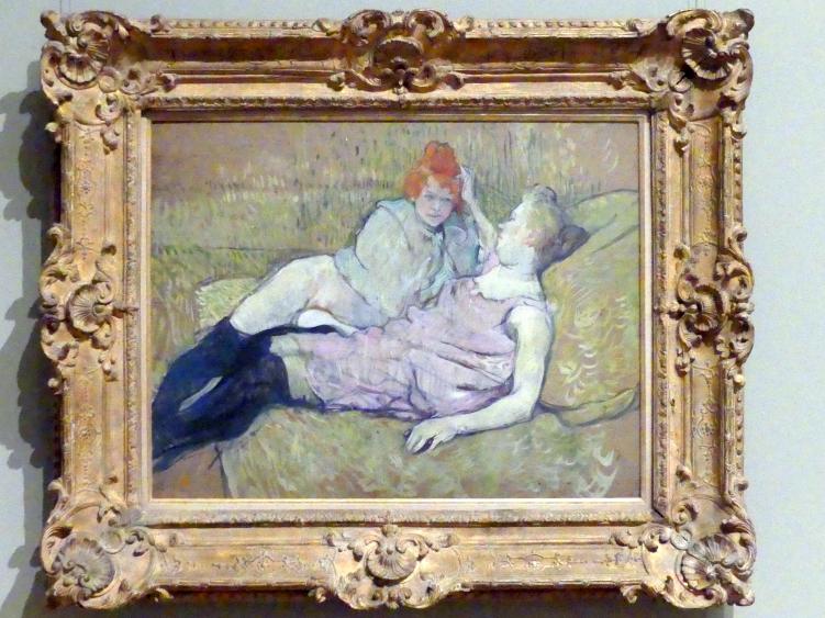 Henri de Toulouse-Lautrec (1880&ndash;1897), Das Sofa, New York, Metropolitan Museum of Art (Met), Saal 817, um 1894&ndash;1896