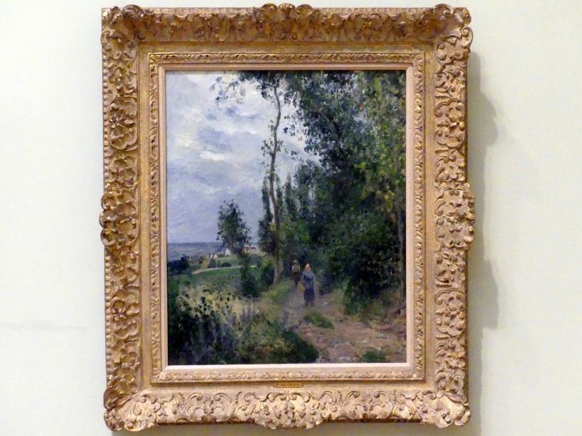 Camille Pissarro (1863–1903), Côte des Grouettes, in der Nähe von Pontoise, New York, Metropolitan Museum of Art (Met), Saal 820, 1878
