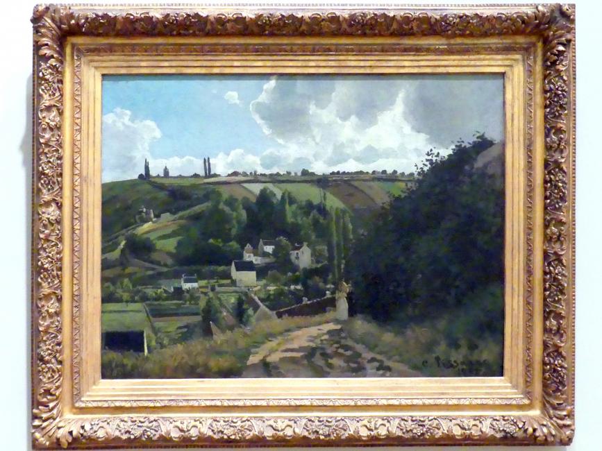 Camille Pissarro (1863–1903), Jalais Hill, Pontoise, New York, Metropolitan Museum of Art (Met), Saal 820, 1867