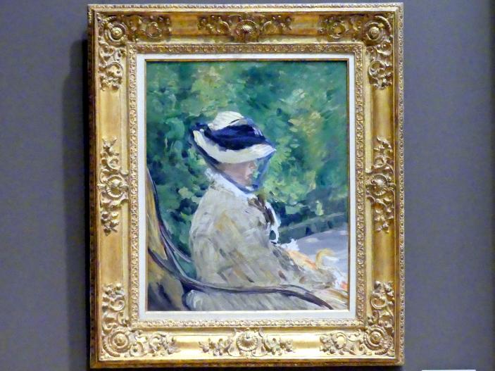 Édouard Manet (1855&ndash;1882), Madame Manet (Suzanne Leenhoff, 1830-1906) in Bellevue, New York, Metropolitan Museum of Art (Met), Saal 821, 1880