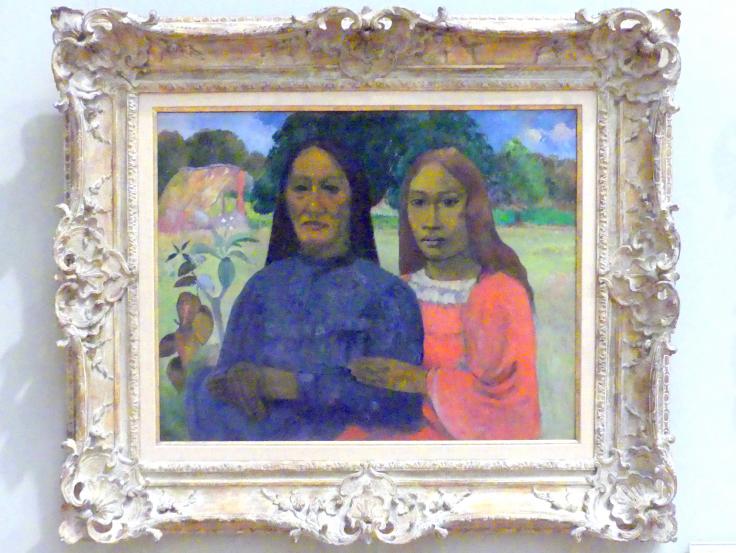 Paul Gauguin (1875–1902), Zwei Frauen, New York, Metropolitan Museum of Art (Met), Saal 822, um 1901–1902, Bild 1/2