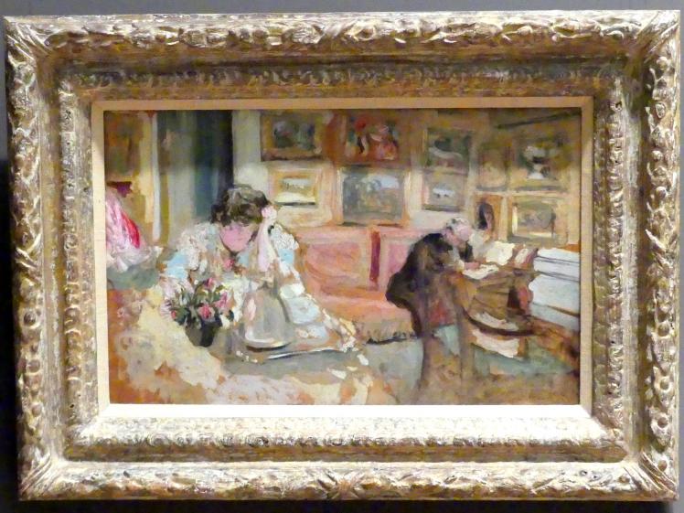 Édouard Vuillard (1889&ndash;1939), Jos und Lucie Hessel im kleinen Salon in der Rue de Rivoli, New York, Metropolitan Museum of Art (Met), Saal 823, um 1900&ndash;1905
