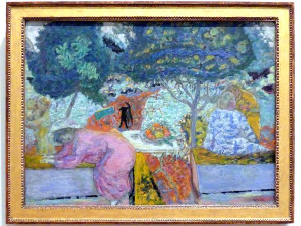 Pierre Bonnard (1893–1943), Morgens im Garten, New York, Metropolitan Museum of Art (Met), Saal 828, 1917, Bild 1/2