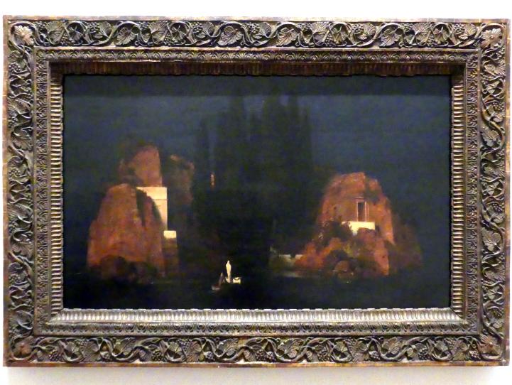 Arnold Böcklin (1851–1897), Toteninsel, New York, Metropolitan Museum of Art (Met), Saal 829, 1880