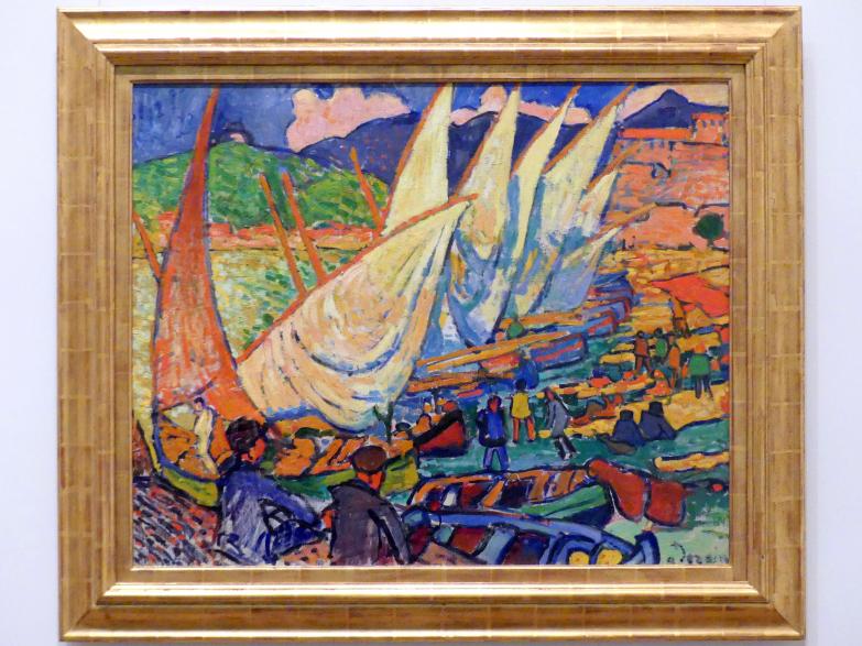 André Derain (1904&ndash;1944), Fischerboote, Collioure, New York, Metropolitan Museum of Art (Met), Saal 830, 1905