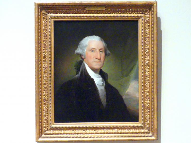 Gilbert Stuart (1794–1802), George Washington, New York, Metropolitan Museum of Art (Met), Saal 755, 1795