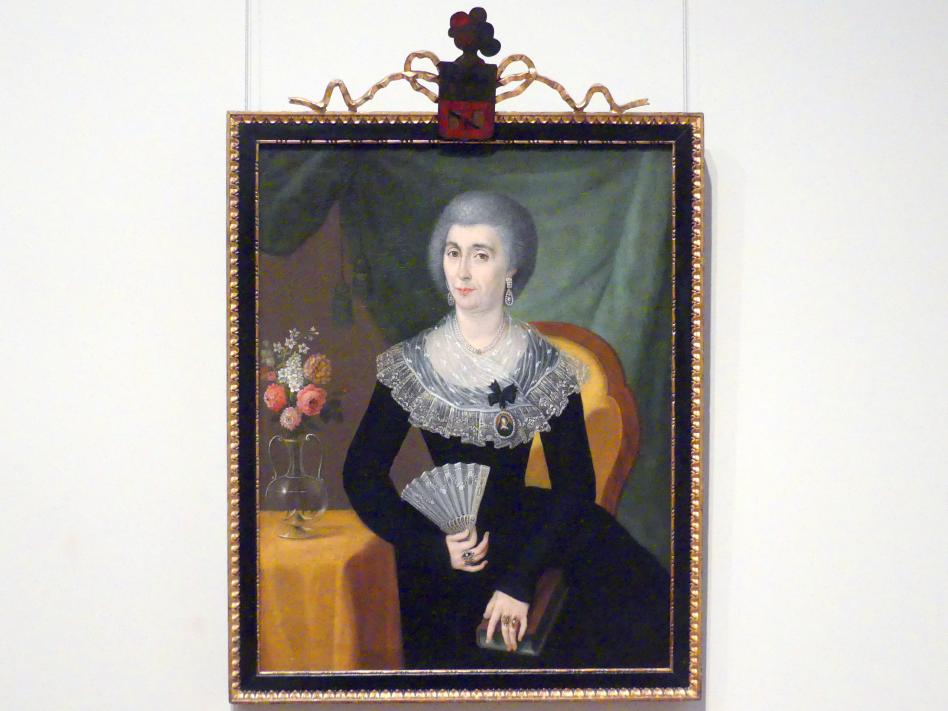 José Campeche (1805), Porträt einer Frau in Trauer, New York, Metropolitan Museum of Art (Met), Saal 755, um 1805