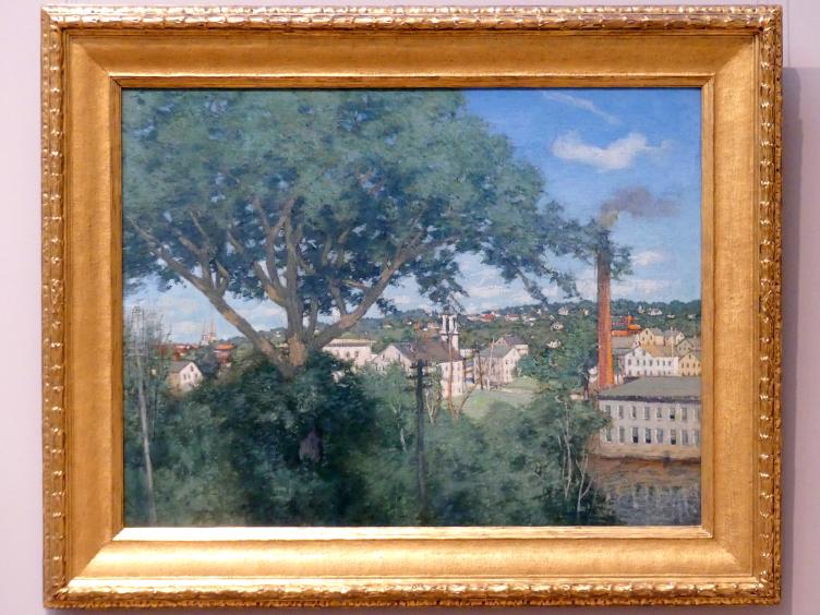 Julian Alden Weir (1895–1897), Das Fabrikdorf, New York, Metropolitan Museum of Art (Met), Saal 770, 1897