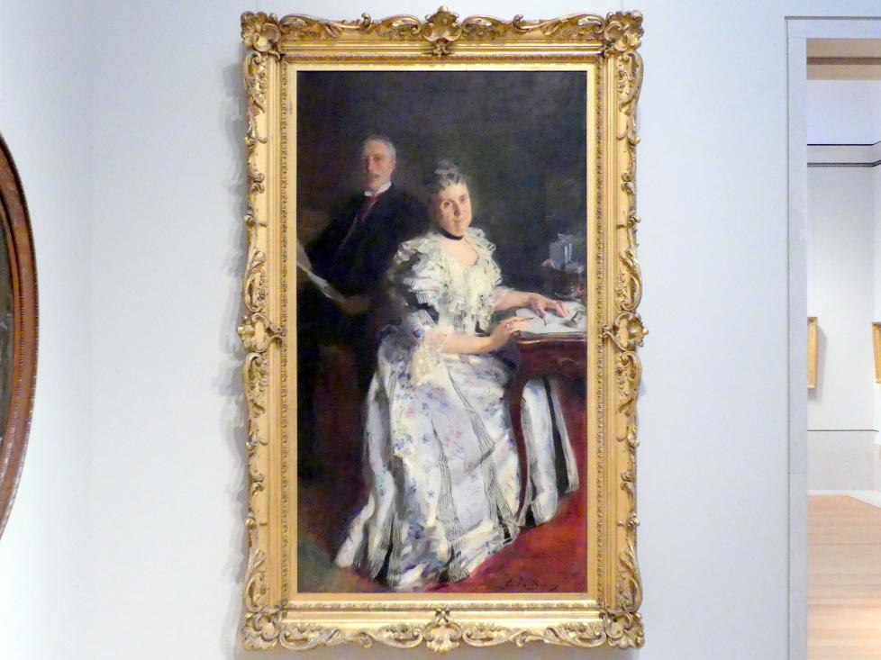 Cecilia Beaux (1894–1911), Herr und Frau Anson Phelps Stokes, New York, Metropolitan Museum of Art (Met), Saal 771, 1898