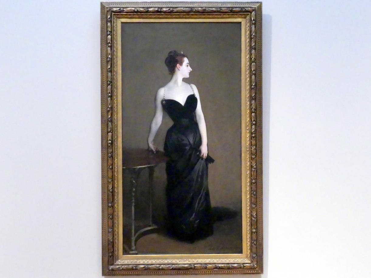 John Singer Sargent (1875–1920), Madame X (Madame Pierre Gautreau), New York, Metropolitan Museum of Art (Met), Saal 771, 1883–1884