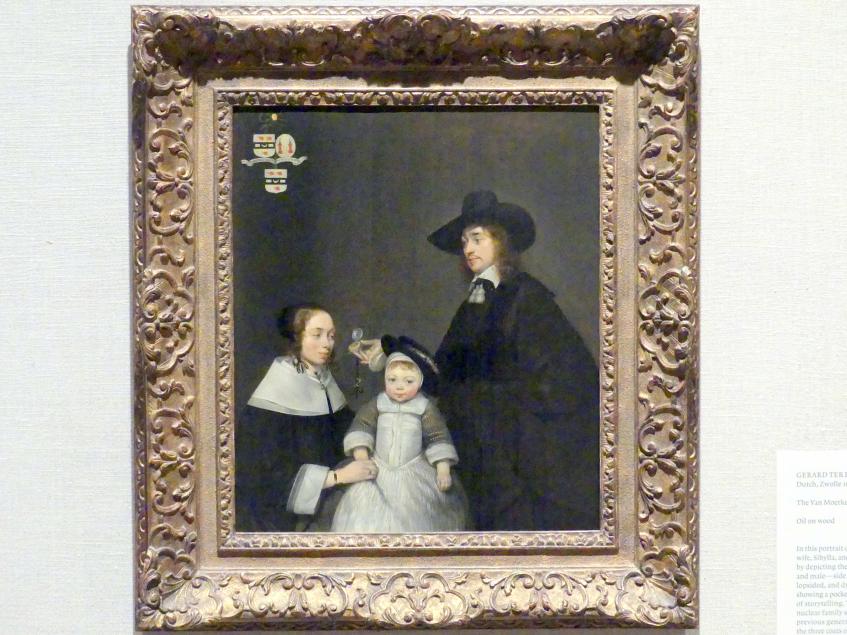 Gerard ter Borch (1635–1675), Die Familie Van Moerkerken, New York, Metropolitan Museum of Art (Met), Saal 964, um 1653–1654