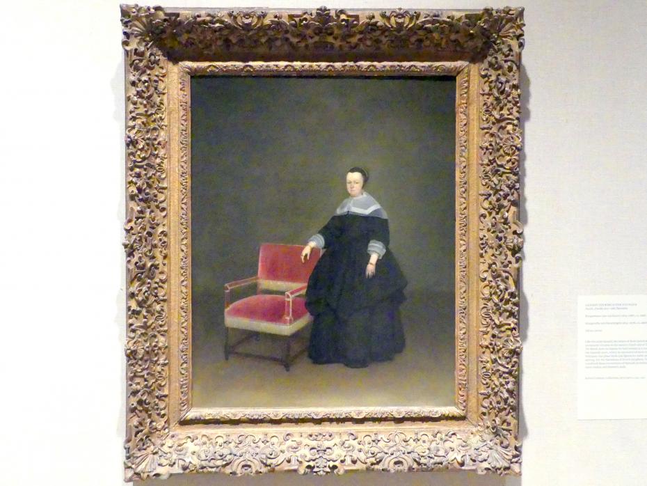 Gerard ter Borch (1635&ndash;1675), Margaretha van Haexbergen (1614-1676), New York, Metropolitan Museum of Art (Met), Saal 964, um 1666&ndash;1667