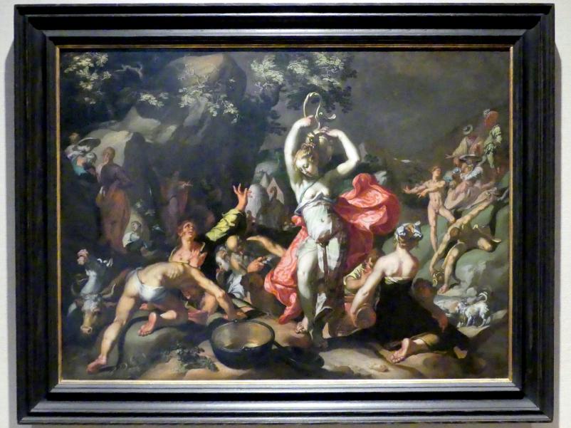 Abraham Bloemaert (1592–1637), Moses schlägt Wasser aus dem Felsen, New York, Metropolitan Museum of Art (Met), Saal 964, 1596