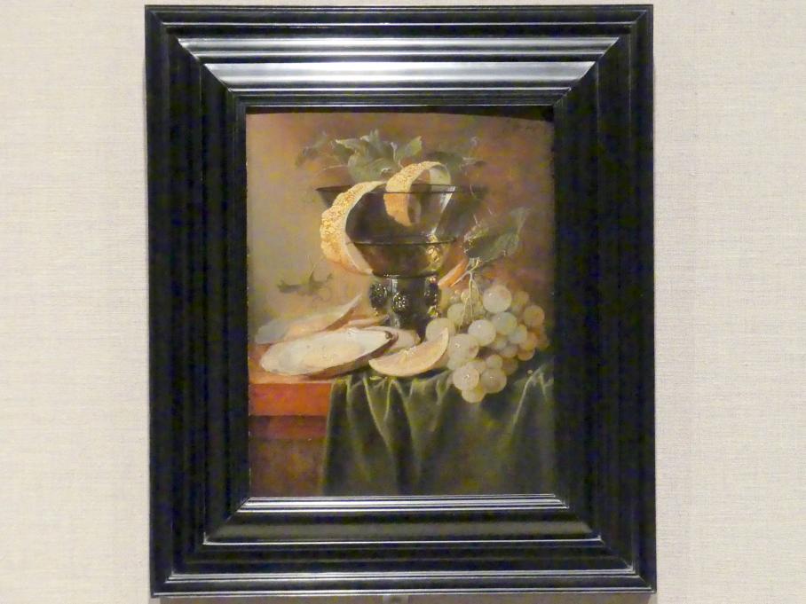 Jan Davidsz. de Heem (1634–1684), Stillleben mit Glas und Austern, New York, Metropolitan Museum of Art (Met), Saal 964, um 1640