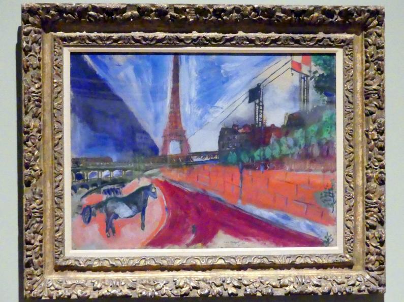 Marc Chagall (1910–1972), Der Pont de Passy und die Tour Eiffel, New York, Metropolitan Museum of Art (Met), Saal 955, 1911