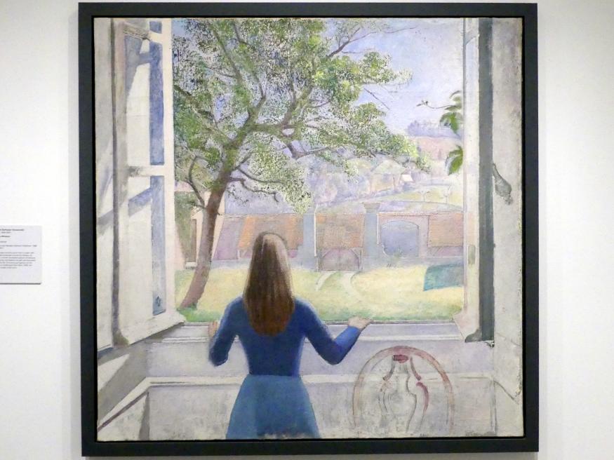Balthus (Balthasar Kłossowski de Rola) (1935–1957), Mädchen am Fenster, New York, Metropolitan Museum of Art (Met), Saal 907, 1957