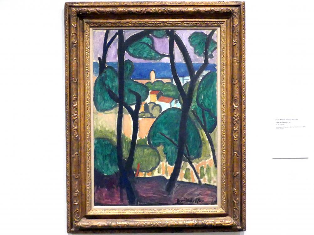 Henri Matisse (1898–1953), Blick auf Collioure, New York, Metropolitan Museum of Art (Met), Saal 904, 1907