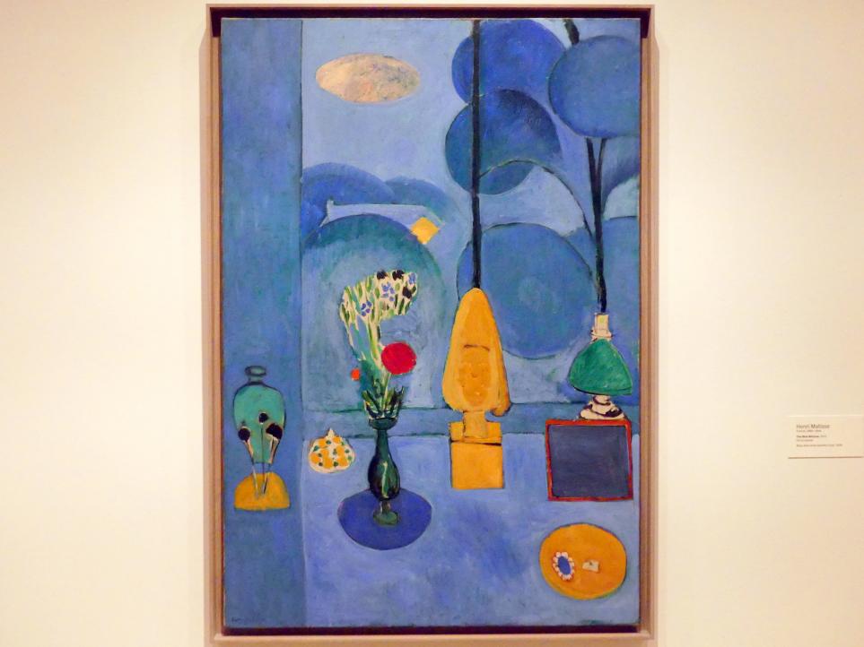 Henri Matisse (1898–1953), Das Blaue Fenster, New York, Museum of Modern Art (MoMA), Saal 506, 1913