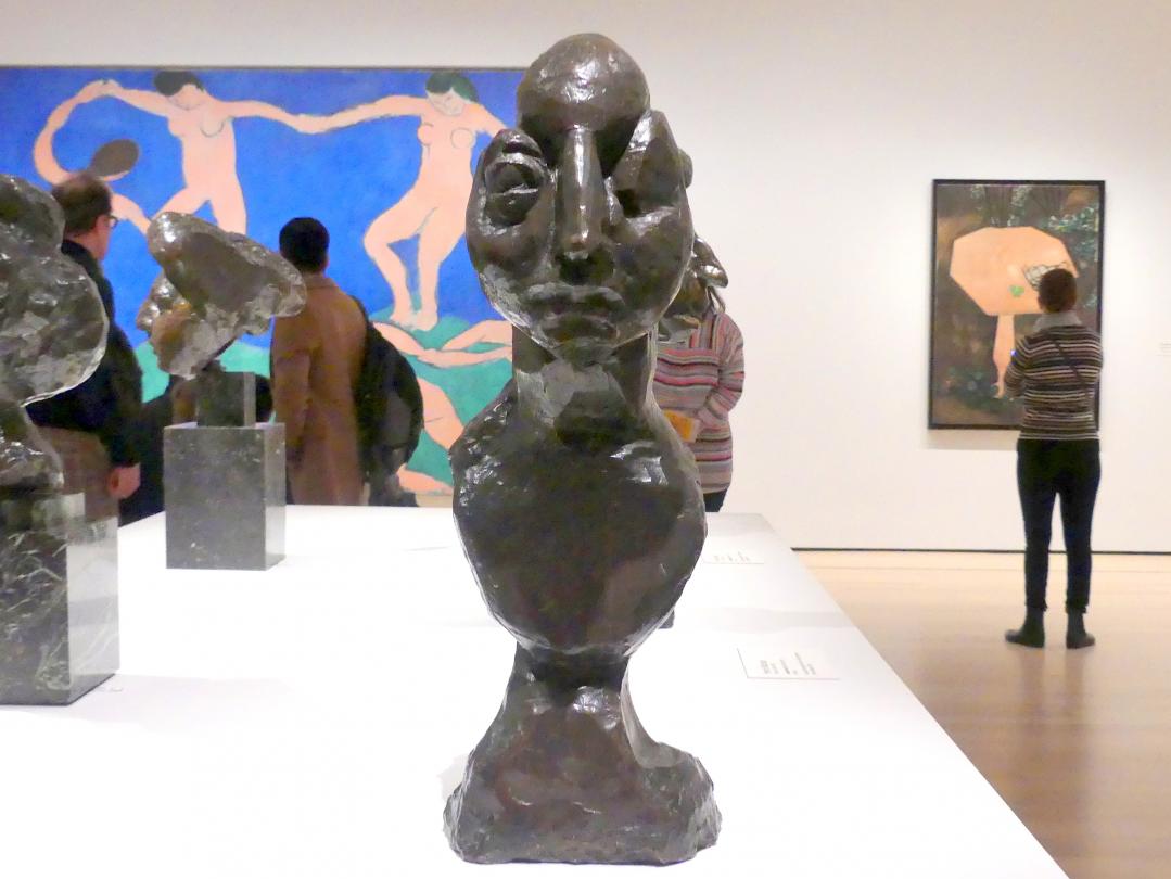 Henri Matisse (1898–1953), Jeannette (V), New York, Museum of Modern Art (MoMA), Saal 506, 1916