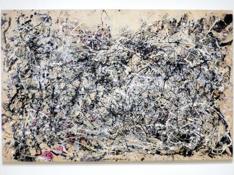 Jackson Pollock (1941–1953), Nummer 1A, 1948, New York, Museum of Modern Art (MoMA), Saal 403, 1948