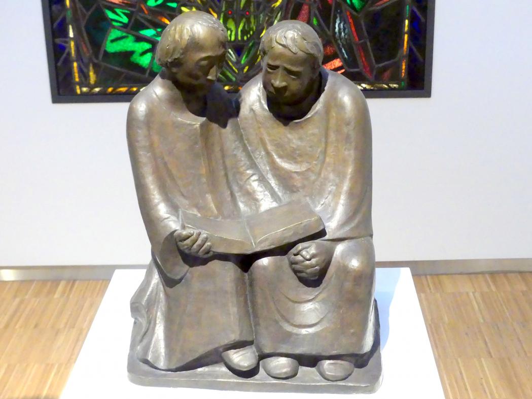 Ernst Barlach (1906&ndash;1936), Die lesenden Mönche (III), Nürnberg, Germanisches Nationalmuseum, Saal 210, 1932