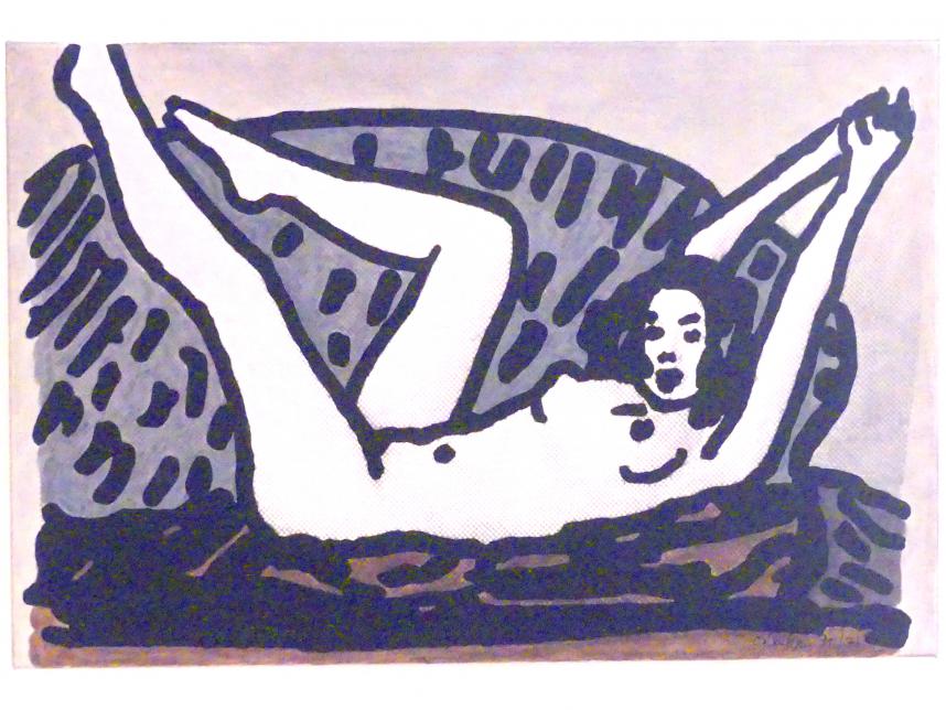 C.O. Paeffgen (1969&ndash;1972), Liegender Akt, Nürnberg, Germanisches Nationalmuseum, Saal 227, 1970