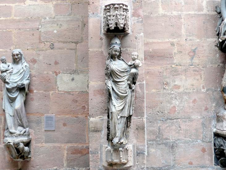 Muttergottes, Nürnberg, Wohnhaus Weinmarkt 12a, jetzt Nürnberg, Germanisches Nationalmuseum, Saal 31, um 1360&ndash;1370