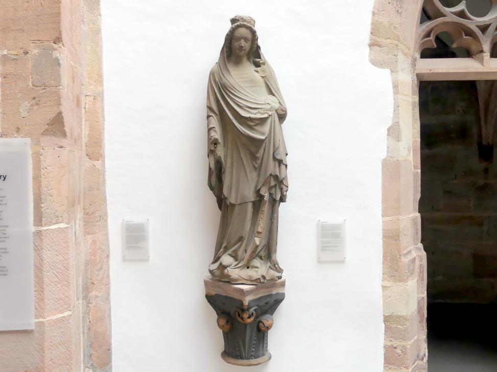 Muttergottes, Nürnberg, Germanisches Nationalmuseum, Saal 31, um 1340