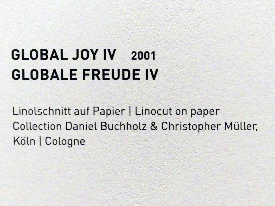 Lucy McKenzie (1997&ndash;2019), Global Freude IV, München, Museum Brandhorst, Ausstellung "Lucy McKenzie - Prime Suspect" vom 10.09.2020 - 21.02.2021, Saal -1.4, 2001, Bild 2/2