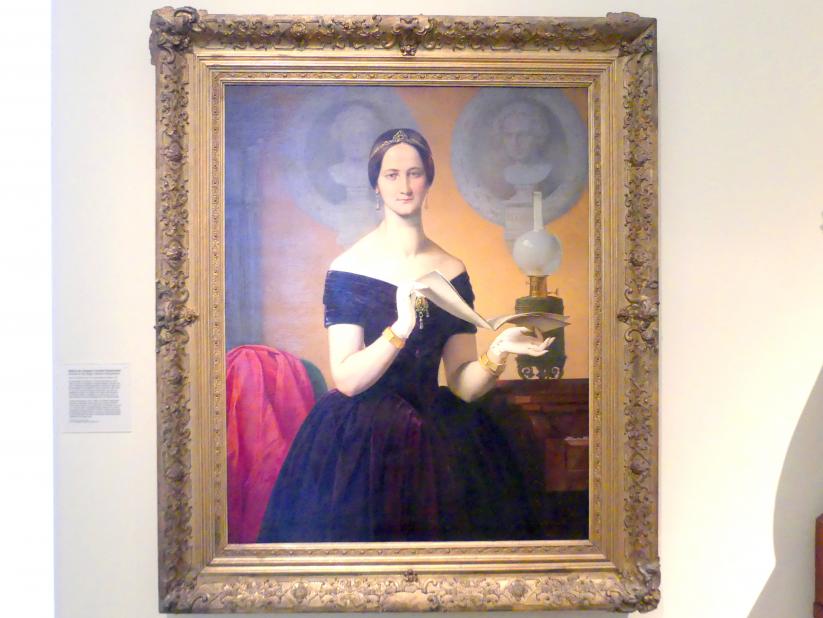 Moritz von Schwind (1836&ndash;1865), Bildnis der Sängerin Caroline Hetzenecker, Nürnberg, Germanisches Nationalmuseum, 19. Jahrhundert - 1, 1848
