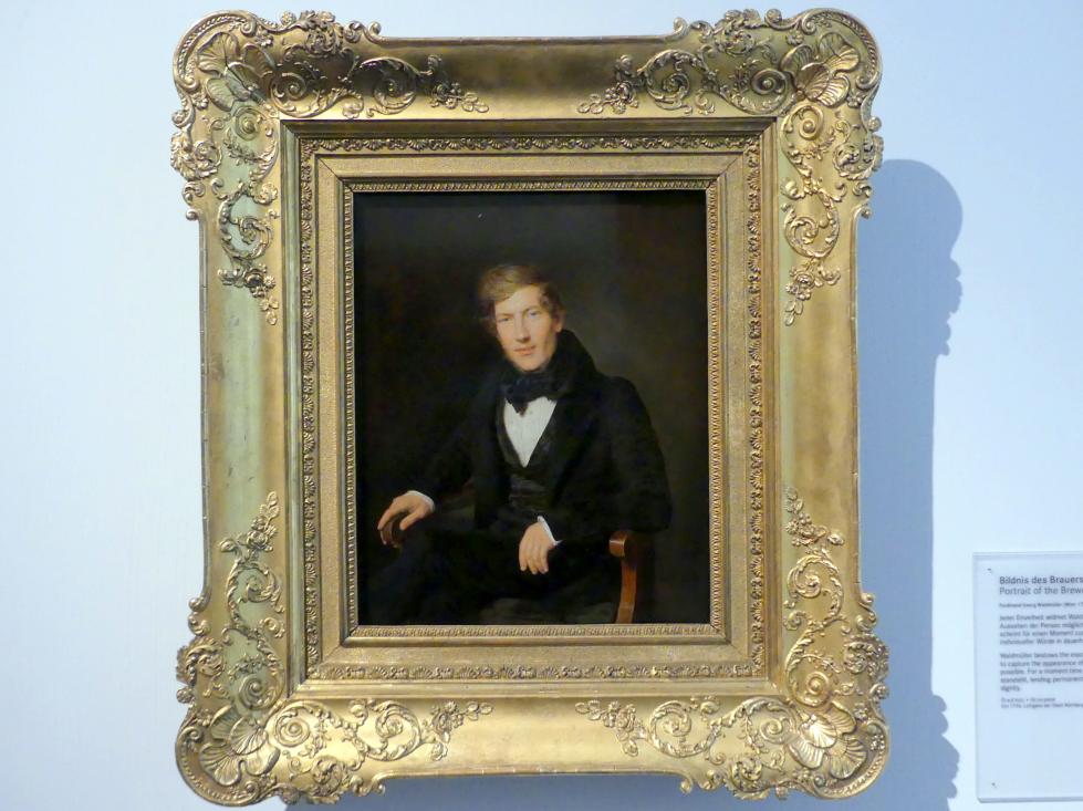 Ferdinand Georg Waldmüller (1819&ndash;1864), Bildnis des Brauers Anton Mayer, Nürnberg, Germanisches Nationalmuseum, 19. Jahrhundert - 13, 1836
