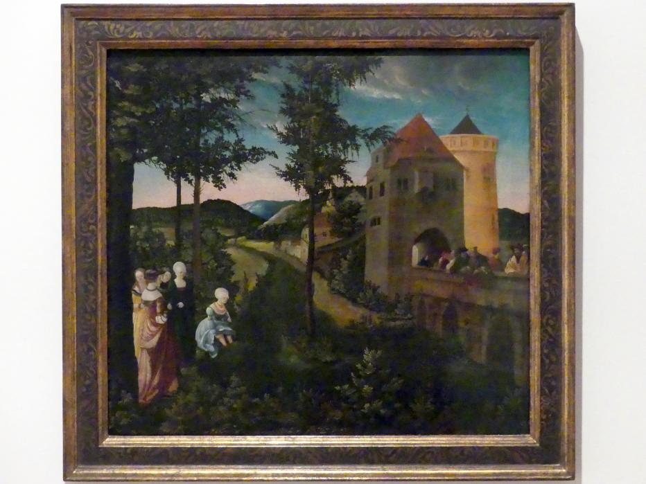Michael Ostendorfer (1520&ndash;1552), Bathseba im Bade, Regensburg, Historisches Museum, um 1520&ndash;1530