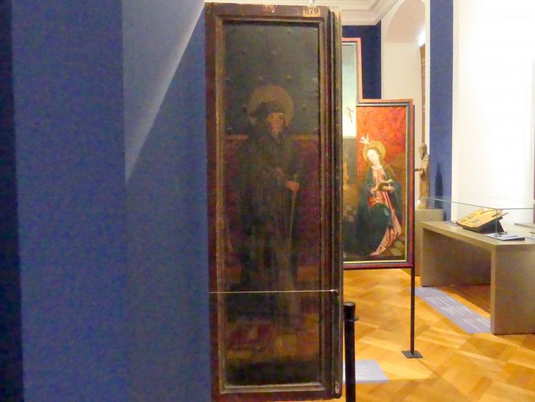 Meister der Älteren Kiliansmarter (1475&ndash;1490), Altar des Hl. Kilian, Würzburg, Martin von Wagner-Museum, Saal 1, um 1490, Bild 3/4