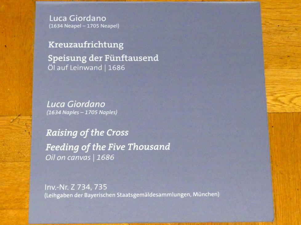 Luca Giordano (1651&ndash;1696), Speisung der Fünftausend, Würzburg, Martin von Wagner-Museum, Saal 2, 1686, Bild 2/2