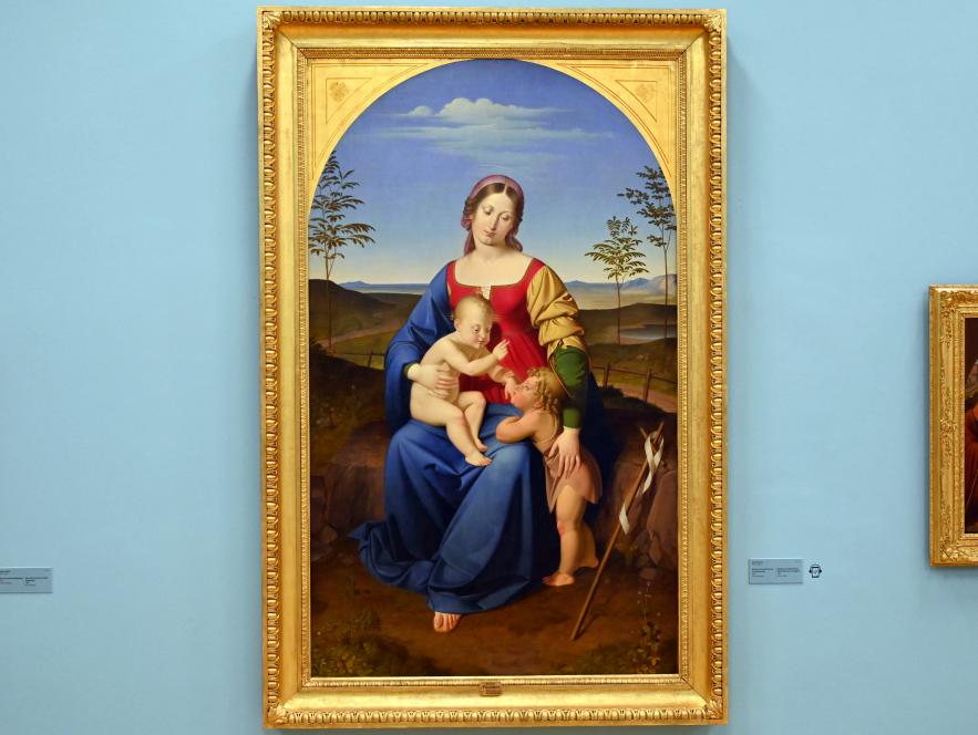 Anton Psenner (1821–1840), Madonna mit dem Kind und Johannesknaben, Innsbruck, Tiroler Landesmuseum, Ferdinandeum, Saal 6, 1821