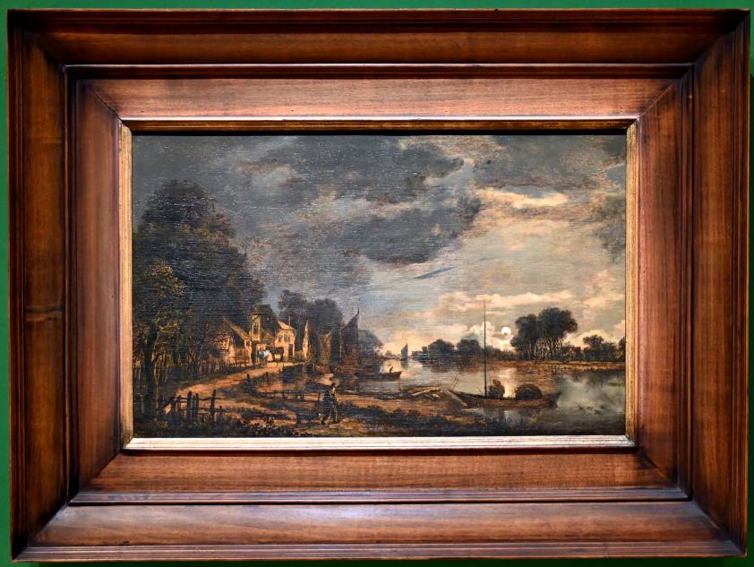 Aert van der Neer (1635&ndash;1667), Nachtlandschaft, Innsbruck, Tiroler Landesmuseum, Ferdinandeum, Saal 12, um 1650