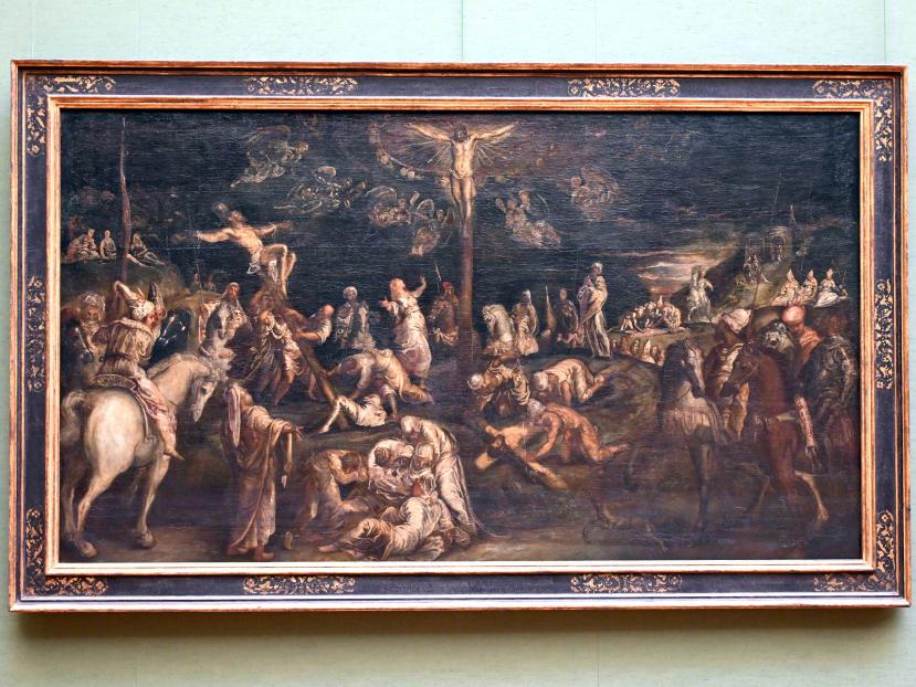 Tintoretto (Jacopo Robusti) (1540&ndash;1590), Kreuzigung Christi, München, Alte Pinakothek, Obergeschoss Saal V, um 1550&ndash;1555