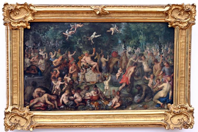 Jan Brueghel der Ältere (Samtbrueghel, Blumenbrueghel) (1593&ndash;1621), Bacchanal, München, Alte Pinakothek, Obergeschoss Kabinett 9, um 1610
