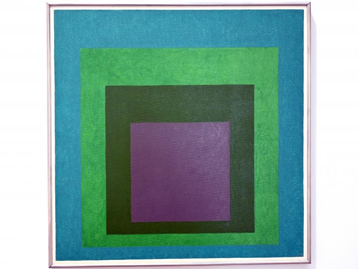 Josef Albers (1927–1967), Huldigung an das Quadrat, Künzelsau, Museum Würth 2, Saal 1, 1967
