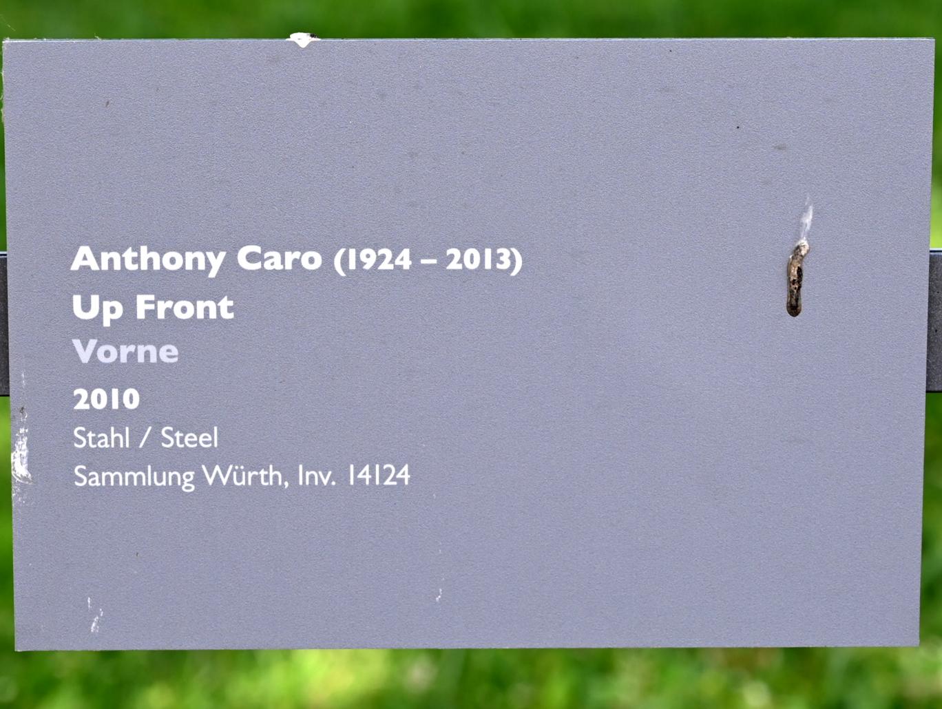 Anthony Caro (1975&ndash;2010), Vorne, Künzelsau, Skulpturengarten am Carmen Würth Forum, 2010, Bild 4/4
