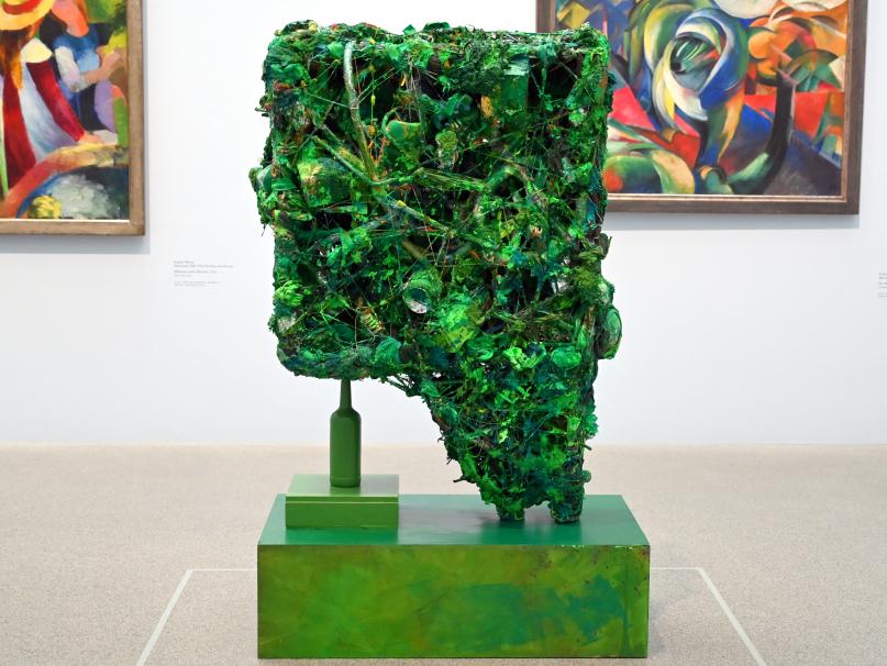 Tal R (2004&ndash;2008), Ppalace (Green Pulp), München, Pinakothek der Moderne, Saal 3, 2007&ndash;2008