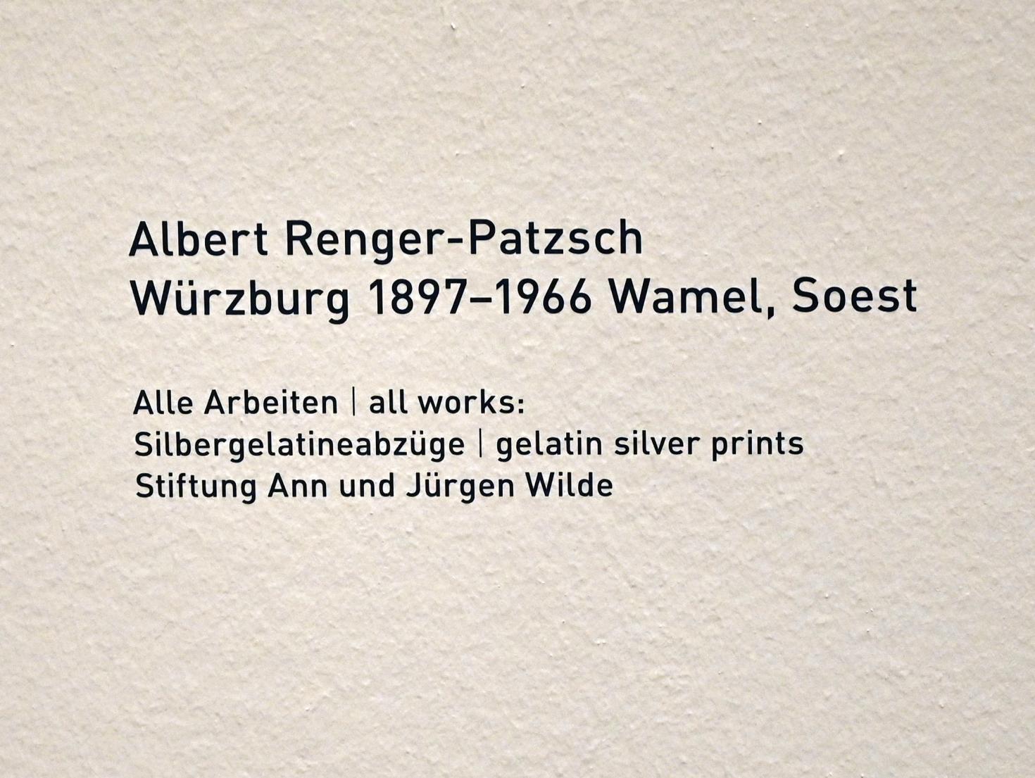Albert Renger-Patzsch (1925&ndash;1959), Zeche Bonifacius in Essen-Kray, München, Pinakothek der Moderne, Saal 12, 1947&ndash;1948, Bild 3/3