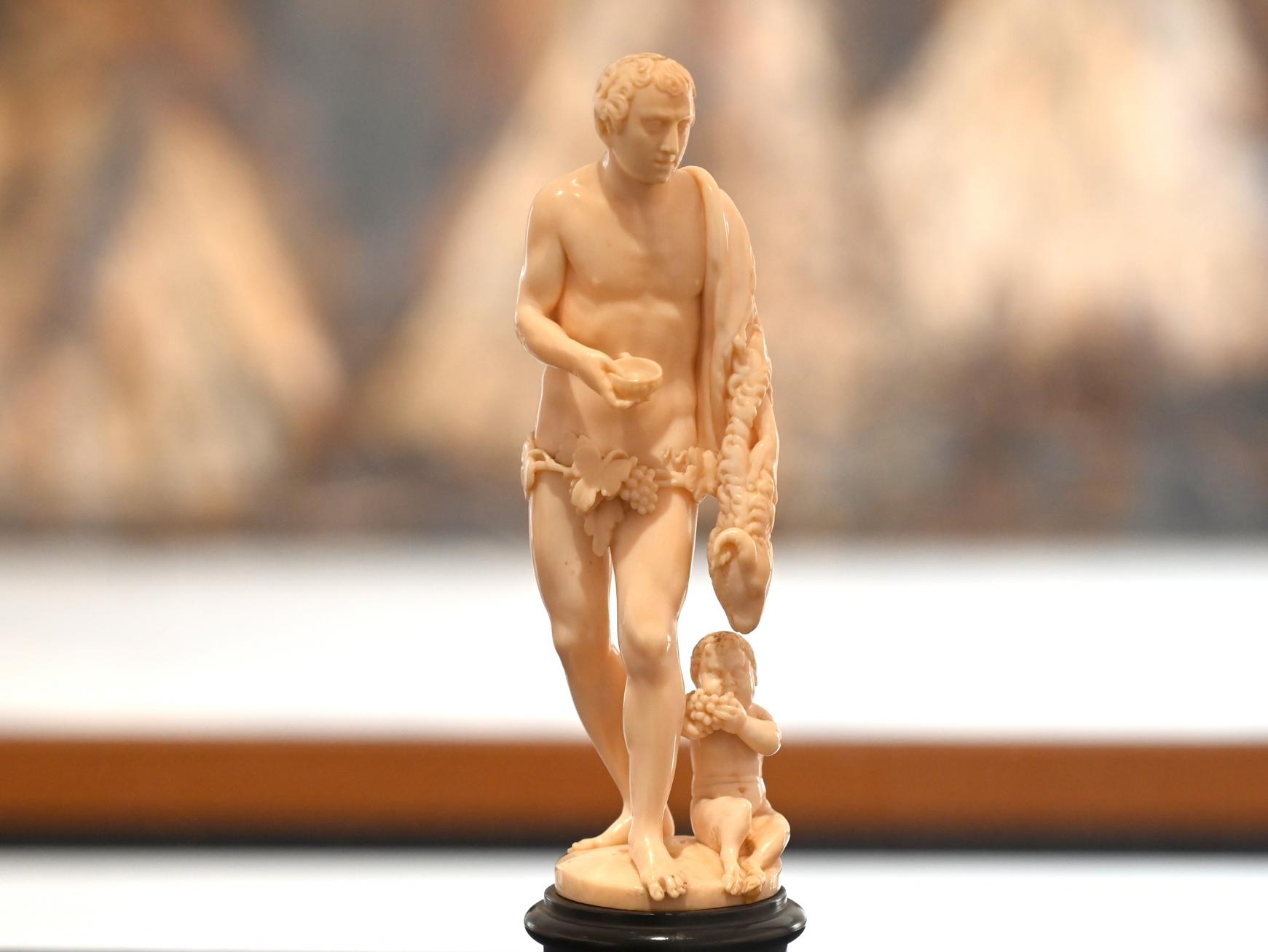 Leonhard Kern (1615&ndash;1653), Bacchus - nüchtern, Schwäbisch Hall, Kunsthalle Würth, Ausstellung "Leonhard Kern und Europa" vom 29.03. - 03.10.2021, Saal 2, um 1635&ndash;1640