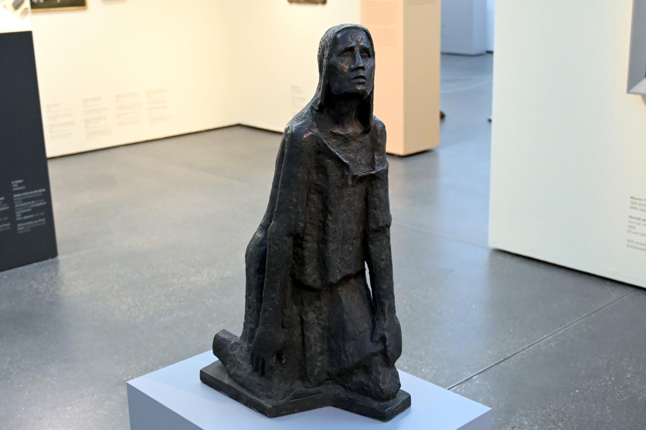 Will Lammert (1912&ndash;1957), Kniende I, Halle (Saale), Kunstmuseum Moritzburg, Wege der Moderne, Balden, Hoffmann, 1957, Bild 2/4